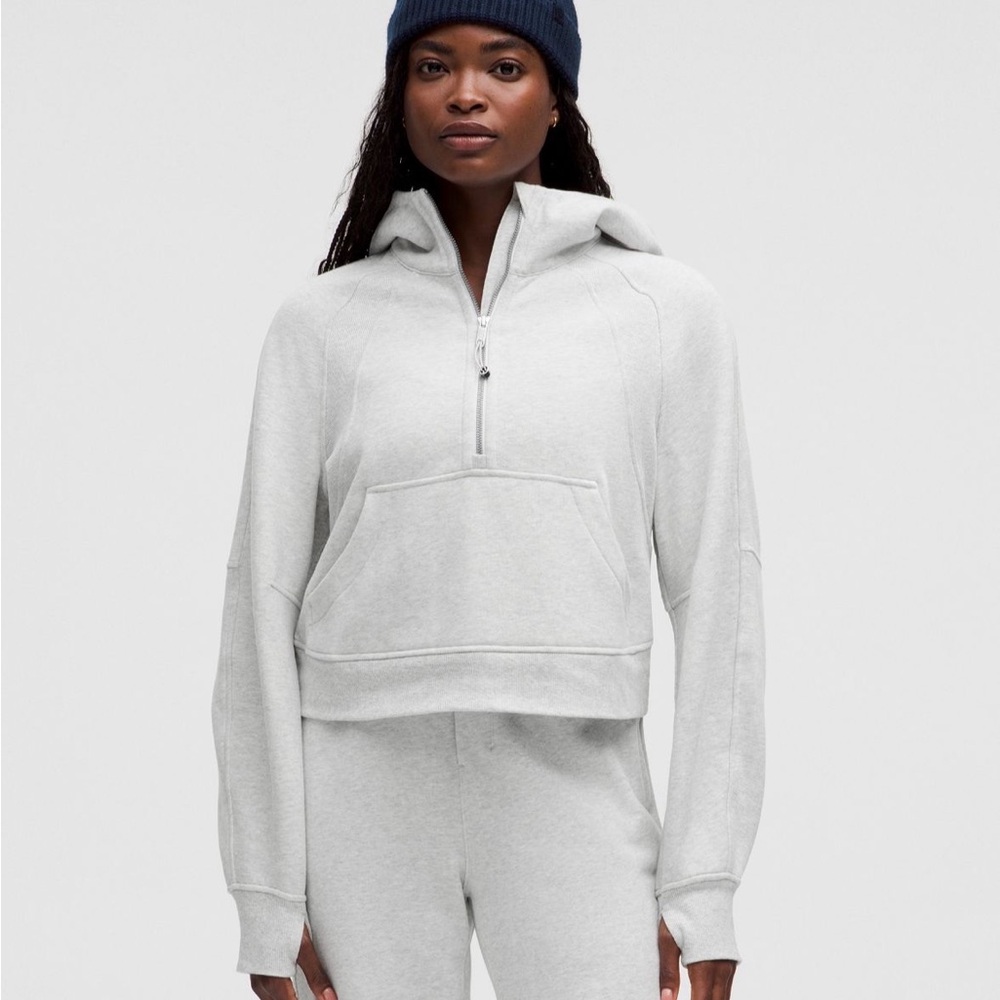 Lululemon Scuba Oversized Women's Black Half-Zip Hoodie